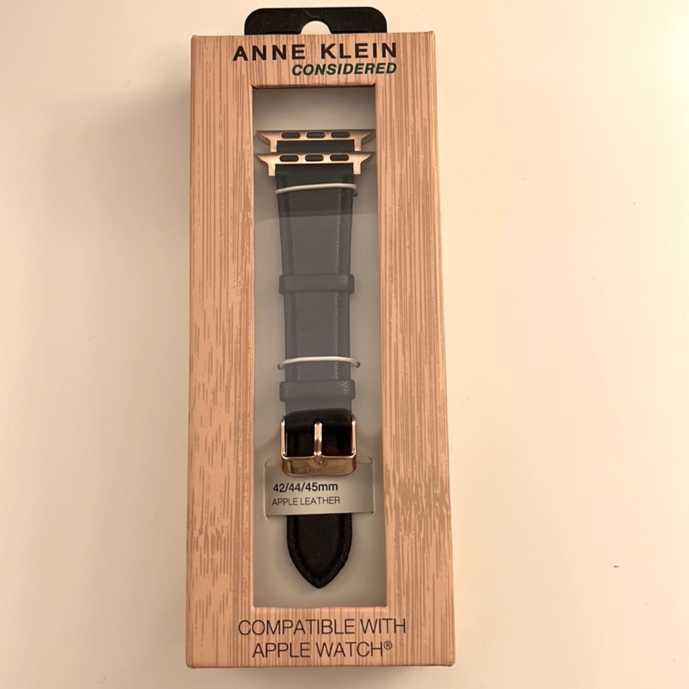 NWT Anne Klein leather Apple Watch band